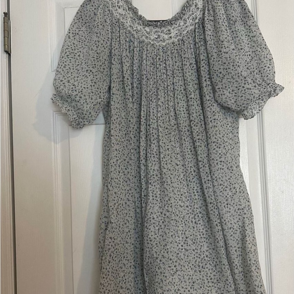 Doen Mini Dress in Blue Floral